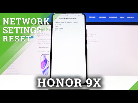 How to Reset Network Settings on Honor 9x –  Default Network Settings