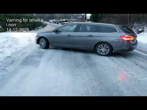 Varning för ishalka i norr