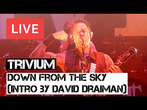 Trivium - Down From The Sky (Into by David Draiman) Live in [HD] @ Las Vegas, Nevada 2013