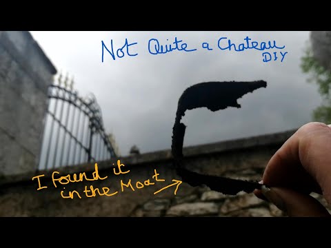 Not Quite a Chateau DIY 189 - A Chateau Bathroom Refurb  - Detecting the Moat - & an Antique Mirror