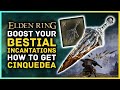 Elden Ring - Boost Your BESTIAL INCANTATIONS! How to Get Cinquedea Dagger Location Guide