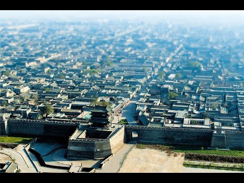 [Temporada de viagens de gelo e neve no norte da China em 2023] Cidade antiga de Shanxi Henzhiping Yao: vista da cidade antiga do leste