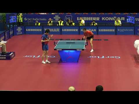 Ryu Seung Min (KOR) - Wang Liqin (CHN): SF at the 2007 World Championships in Zagreb