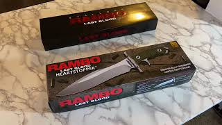 Download lagu Rambo Heartstopper knife comparison mp3