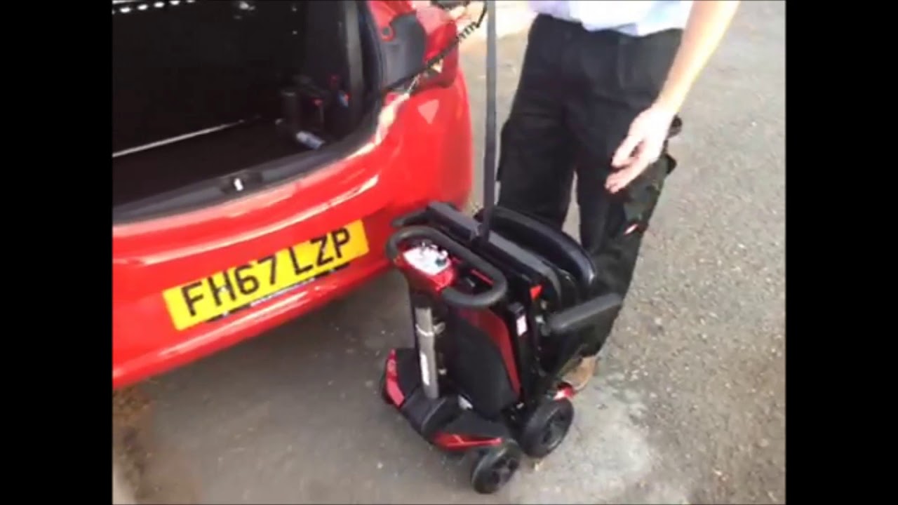 Loading a Folding Scooter into a Vauxhall Corsa