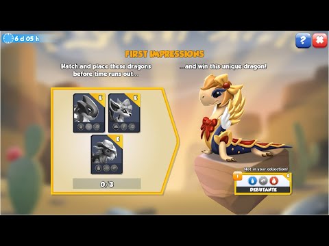 First Impressions Event-Dragon Mania legends | Hatched Toy Fairy Dragon | DML