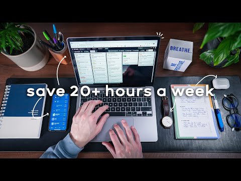 4 ONE-MINUTE Habits That Save Me 20+ Hours a Week - Time Management For Busy People