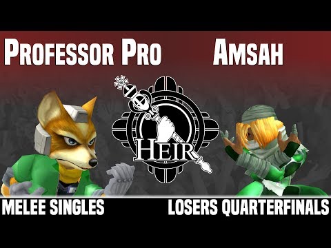 Heir 4 - Professor Pro (Fox) vs Asterion | Amsah (Sheik) - MELEE SINGLES - LOSERS QUARTERFINALS