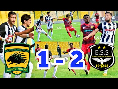 Asante Kotoko 1 - 2 ES Setif ( caf confederations cup Highlights )