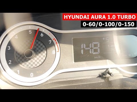 How fast the Hyundai Aura 1.0 Turbo Petrol?