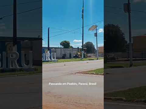 Passando em Peabiru, Paraná, Brasil #shortsyoutube