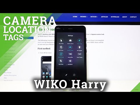 How to Enable / Disable Camera Location Tags in Wiko Harry – Access Camera Settings