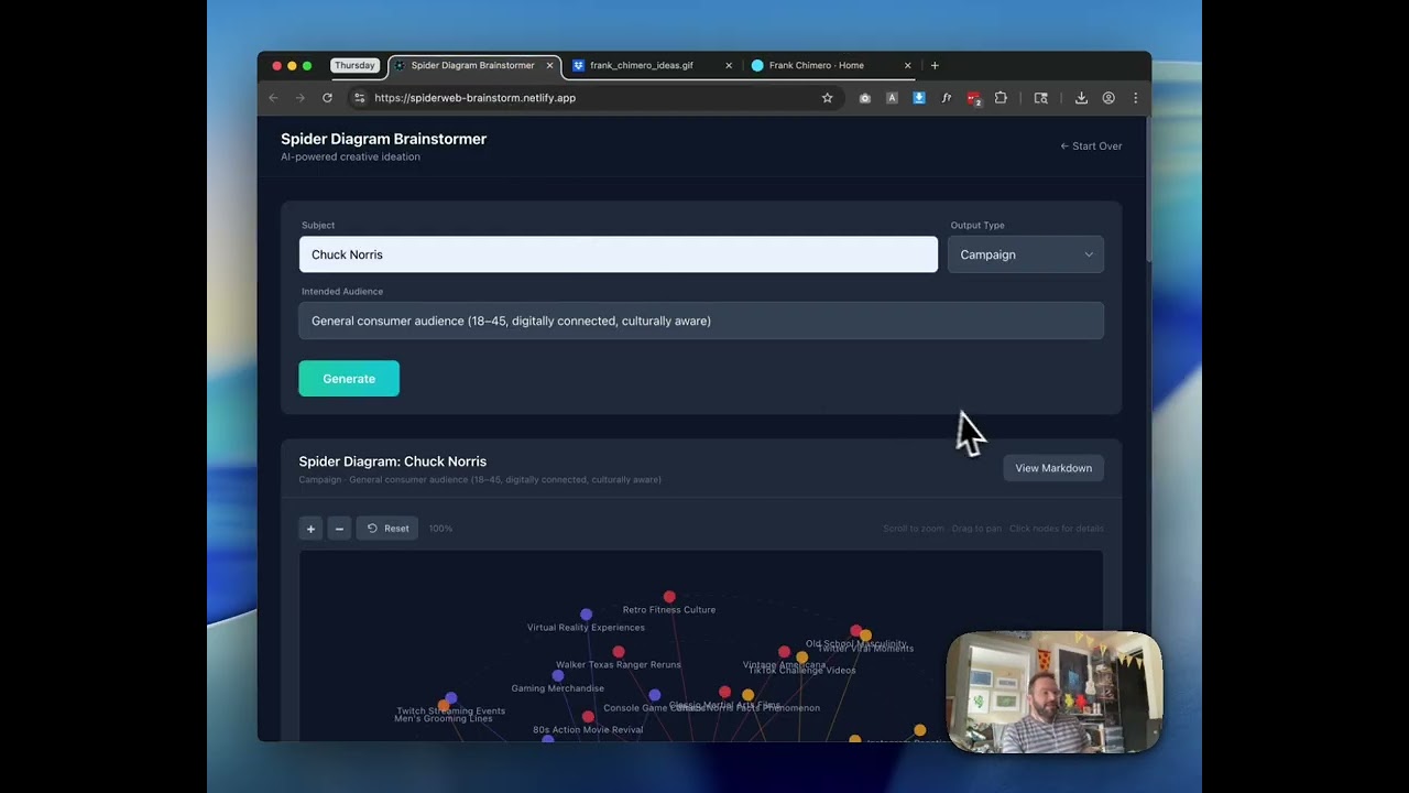 Video thumbnail for Spider Diagram Brainstorming Tool