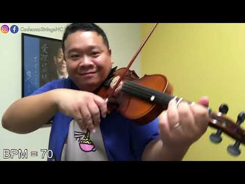 Gavotte | Martini | Slow Practice | Suzuki Violin Book 3