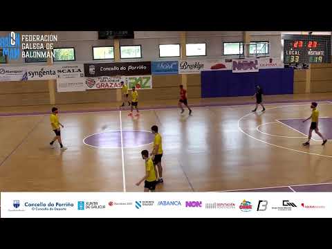 Cadete Masculino: Fase 1, G:1, J:5  Balonmano Porriño - Acanor Novas Valinox