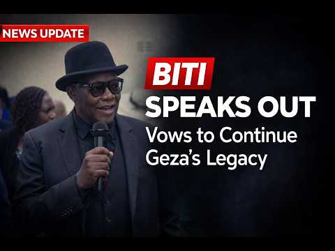 #FullVideo Tendai Biti Vows to Continue Geza’s Legacy, addressing mourners at during his burial.
