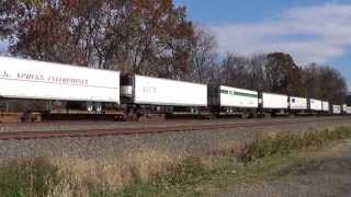 preview picture of video 'Railfanning- NS Enola Yard and Cove, Pa.11-09-12'