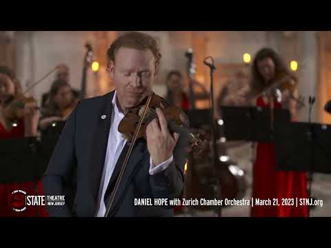 Daniel Hope with Zurich Chamber Orchestra will be at State Theatre New Jersey March 21, 2023