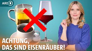 Eisenmangel: Symptome und was hilft bei der Ernährung? | Dr. Julia Fischer | ARD Gesund