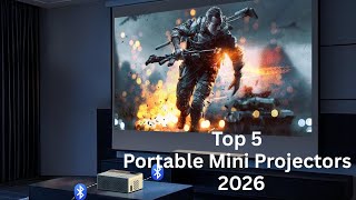 Top 5 Best Portable Mini Projectors 2026 | Full HD, 4K, Bluetooth & Home Cinema