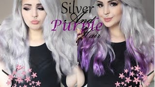 How To: Silver and purple hair by Icy Mary | ARCTIC FOX HAIR COLOR