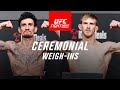 UFC Kansas City: Ceremonial Weigh-In