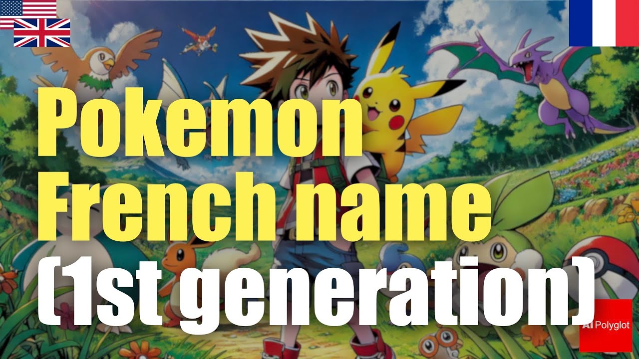 Pokemon French name (1st generation) | Is it actually the most difficult? | Language and knowledge episode artwork
