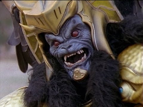 Power Rangers Golith Power Rangers vs Goldar Fights (Mighty Morphin Power Rangers ...