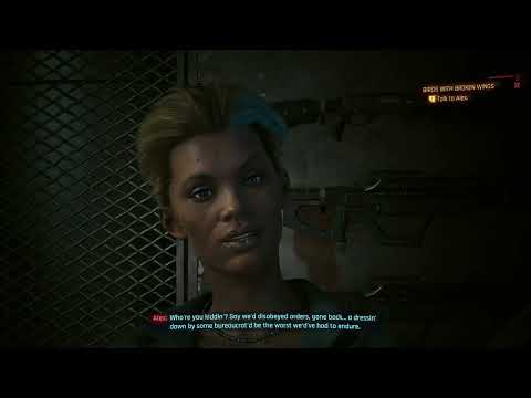 Cyberpunk 2077: Phantom Liberty - Birds With Broken Wings: Follow Alex: Tech Choice, Gives Scanner
