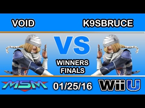 MSM 34 - 2GG | VoiD (Sheik) Vs. DP | K9sBruce (Sheik) Winners Finals - Smash Wii U