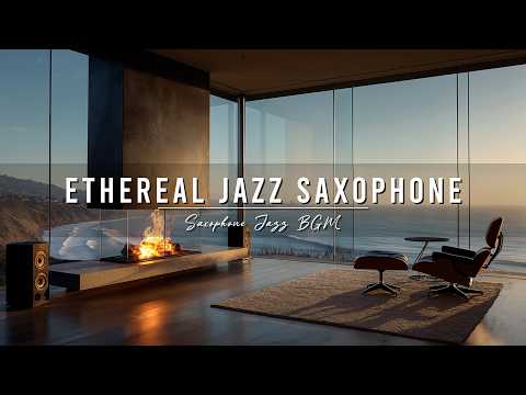 For the Parts of You That Need Softness 🎷 Ethereal Jazz Saxophone with Sunset by the Coast to Unwind