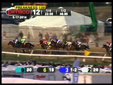 California Chrome wins the 2014 Preakness Stakes