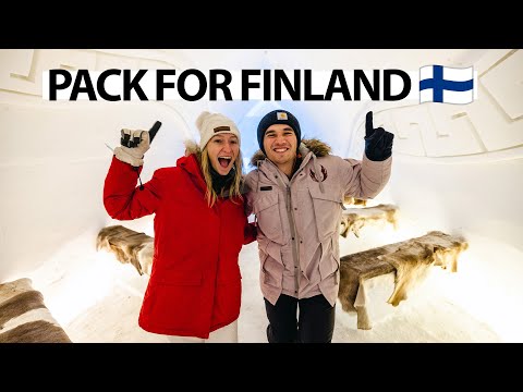 PACK AND PREP WITH US FOR FINLAND IN THE WINTER | FINLAND PACKING GUIDE 🇫🇮