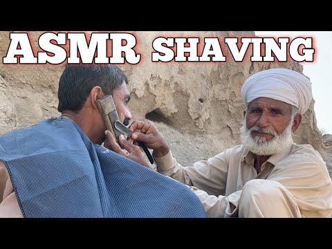 ASMR Fast Beard Shaving but Barber is 100 Year Old!! [ASMR] @dharvodavidJeremiahMotiversity