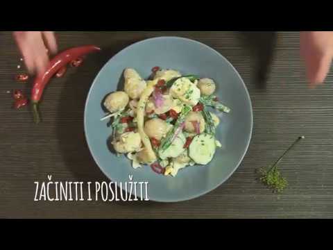 RECEPT DOBRE HRANE: Krumpir salata s komoračem, ljutikom i mahunama