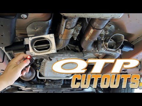 QTP CUT OUTS at Brenspeed MUSCLE Car sound on anything LOUD!