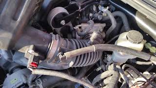 Ford Freestyle 4WD CVT transmission oil check and top up