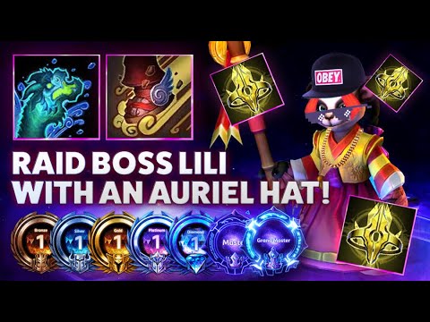 Lili Water Dragon - RAID BOSS LILI WITH AN AURIEL HAT! - Bronze 2 Grandmaster S3 2022