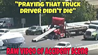 Poles Weighing 5400 Pounds Just Went Through Truck Drivers Windshield Now 🤯 Live Report I-275 SB FL