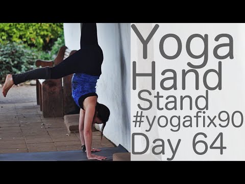 30 Minute Total Body Yoga Workout (Glowing Handstands Yay!!) Day 64 Yoga Fix 90