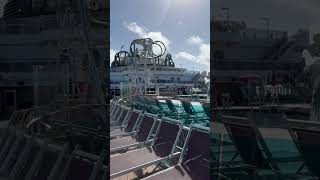 MSC Seaside cruise ship main pool deck (there are 2 more pools on this ship plus a kids water park)