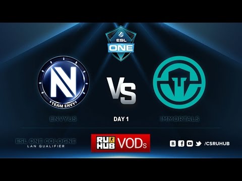 ESL One Cologne Qualifications - EnVyUs vs. Immortals - de_dust2