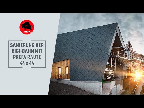 New Kräbel-Rigi aerial cableway in Scheidegg - covered with the PREFA rhombus 44 × 44