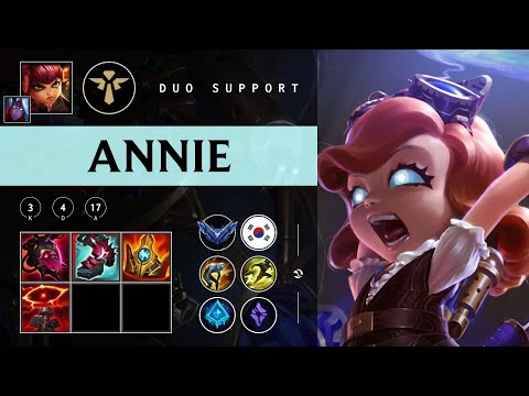 Annie Support vs Karma - KR Diamond Patch 25.22