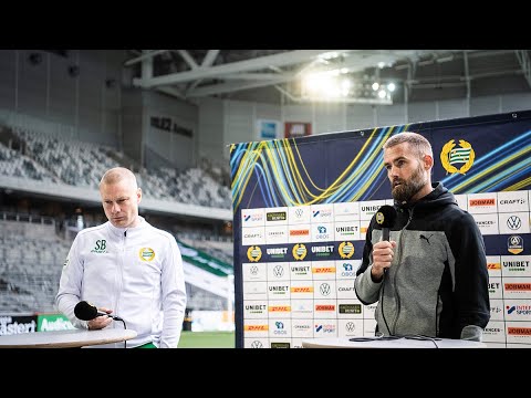 Presskonferens efter Hammarby IF – HIF