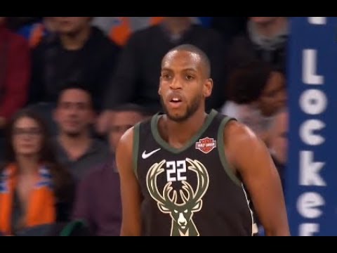 Khris Middleton Highlights vs Knicks RS19G22 - 10 Pts, Benched (01.12.18)