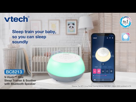 VTech BC8314 V-Hush Pro 2 Bluetooth Sleep Training Soother Speaker
