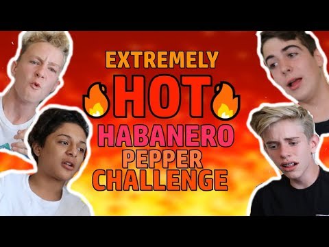 INSANELY SPICY HABANERO PEPPER CHALLENGE **CRAZY SPICY**