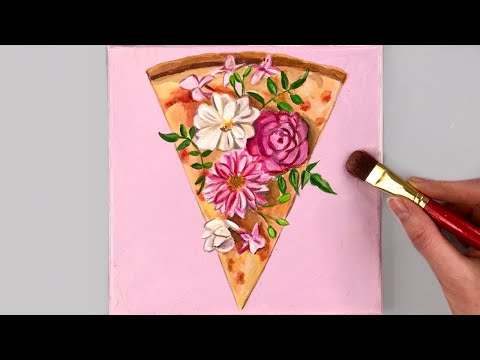 365 days challenge-day 266/Step by Step Acrylic Painting for Beginners