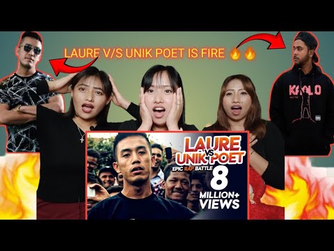 Laure Vs Unik Poet : REACTION | Epic Rap Battle | Raw Barz  | Sisters Vibe Reaction | Nepali